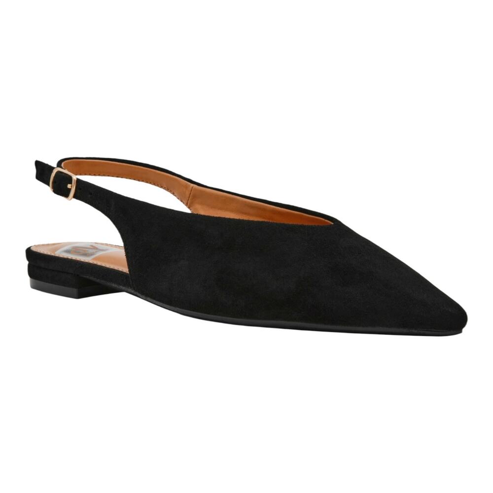 DV Dolce Vita Women's Empress Pointed Toe Slingback Flats Black Size 8